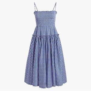 RARE hill house Seraphina in blue basketweave